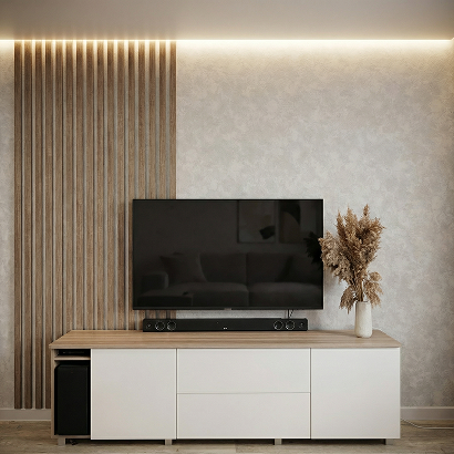 Интерьерная рейка МДФ STELLA Милана Дуб Винтаж 20*30*2700 (уп.8 шт.)