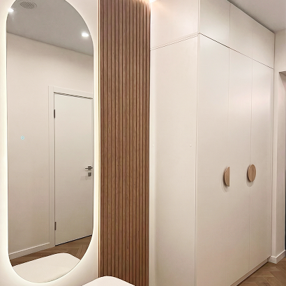 Панель Стеновая Реечная МДФ Stella Beats Light Пекан 2700x119x16 (4шт.упак.)