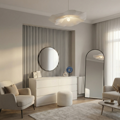 Панель Стеновая Акустическая МДФ Stella Trend Standart Белый 2780х600х21 (уп.1шт.)