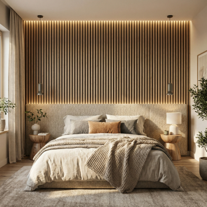 Панель Стеновая Акустическая МДФ Stella Trend Standart Дуб Сонома 2780х600х21 (уп.1шт.)