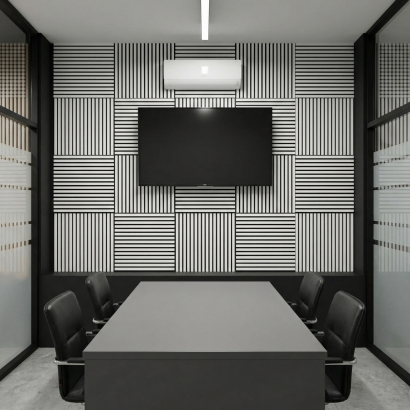 Панель Стеновая Акустическая Stella Comfort Standart Белый 600х600х9 (уп.1шт.)