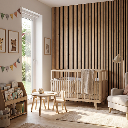 Панель Стеновая Акустическая МДФ Stella Comfort (Комфорт), Базис, Пекан, 2780х600х9, (уп.1шт.)